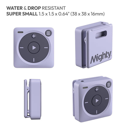 Mighty 3 Spotify & Amazon Music Player (editie 2026) - draagbaar, schermvrij, werkt offline - compatibel met Bluetooth en bedrade hoofdtelefoons - bewaart meer dan 1.000 nummers - geen telefoon