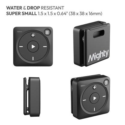 Mighty 3 Spotify & Amazon Music Player (2026 Edition) - Portable, Screen Free, Works Offline - Bluetooth and Wired Headphones Compatible - Stores Over 1,000 Songs - No Phone Needed